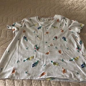 Lucky Brand embroidered tee